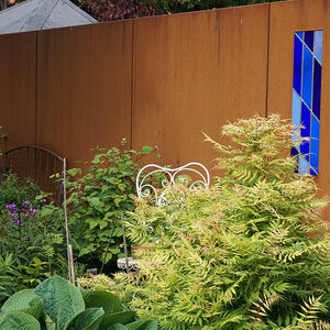 Cortenstaal omheining