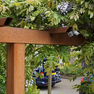 Cortenstalen pergola