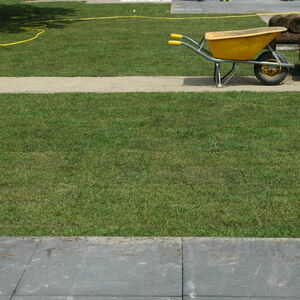 en een strak gazonnetje