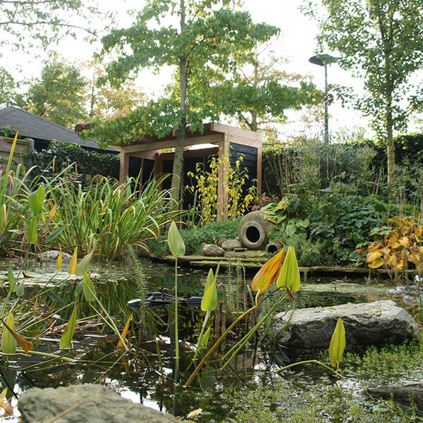 vijver centrale plek in d etui